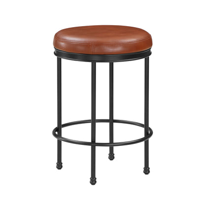 Michael - Backless Counter Height Stool - Caramel