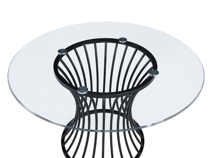 Tracy - 5 Piece Dining Room Set - Light Gray / Black