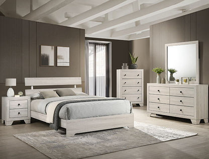 Atticus - Queen Platform Bed In One Box - White