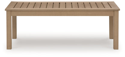 Hallow Creek - Rectangular Cocktail Table - Driftwood