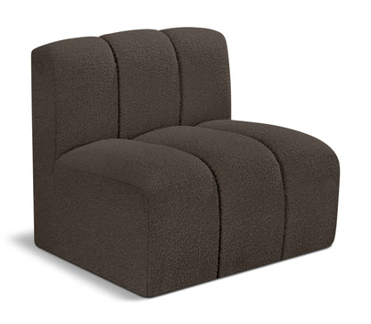 Arc - Boucle Fabric Straight Chair