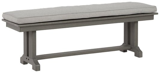 Visola - Bench with Cushion - Gray