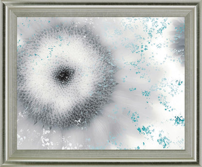 Frosted Petal Burst - 28" x 34" Framed Wall Art