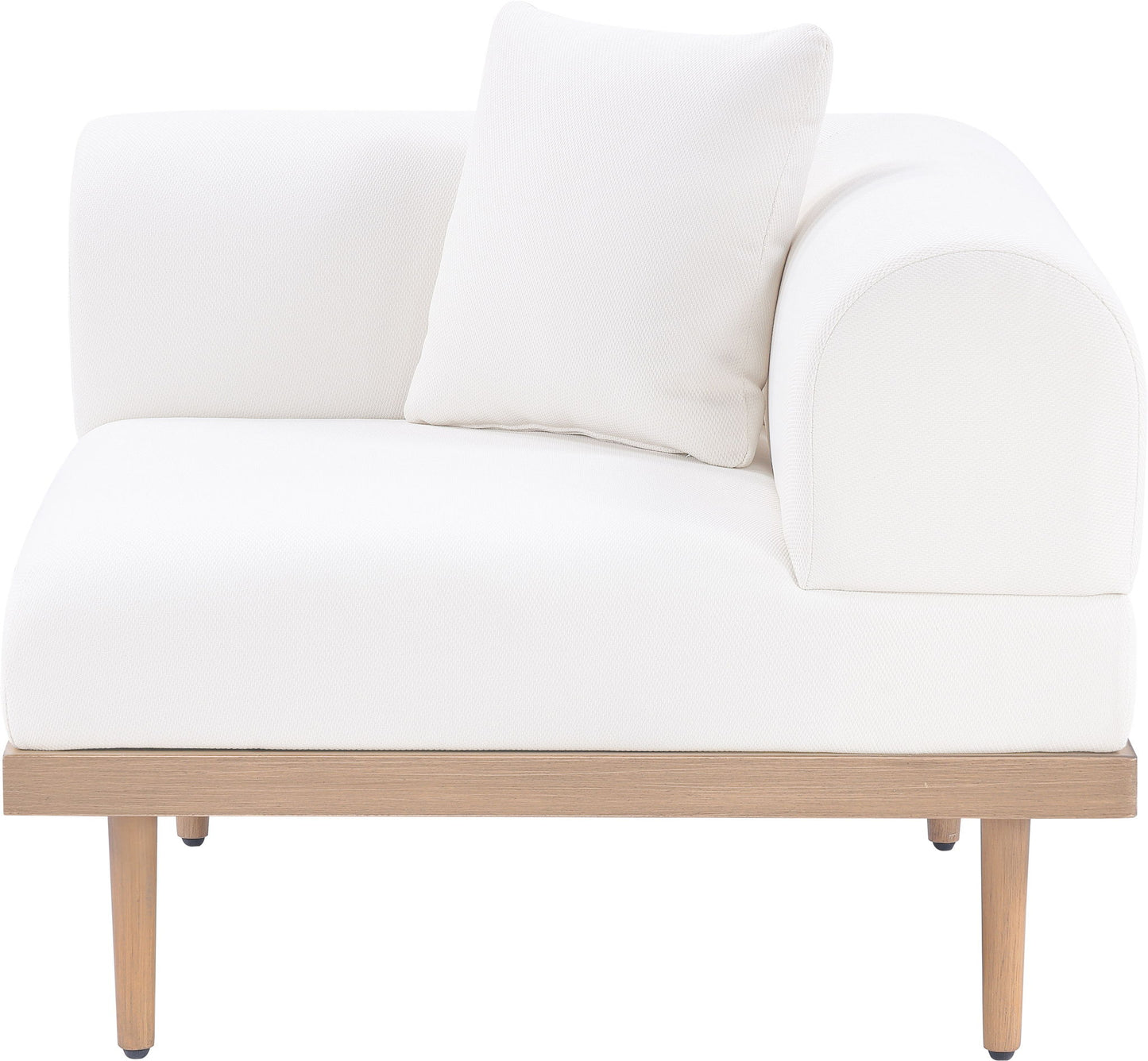 Laguna - Resilient Water Resistant Fabric Upholstered Outdoor Patio Modular Corner Chair