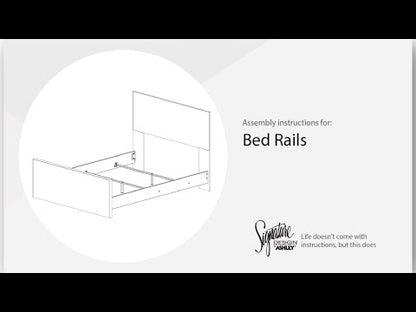Lodanna - Queen Panel Rails - Gray