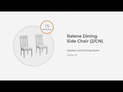 Ralene - Dining UPH Side Chair (Set of 2) - Medium Brown